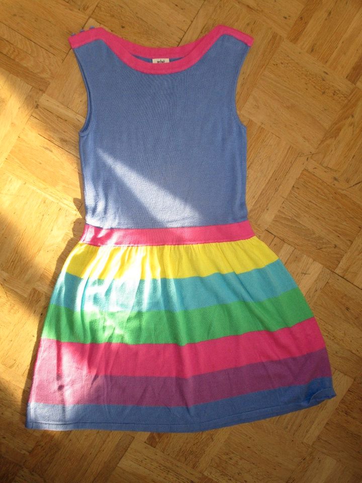 Mini Biden Sommer Strickkleid Regenbogen Gr 9-10 140 TOP Zustand in Dortmund