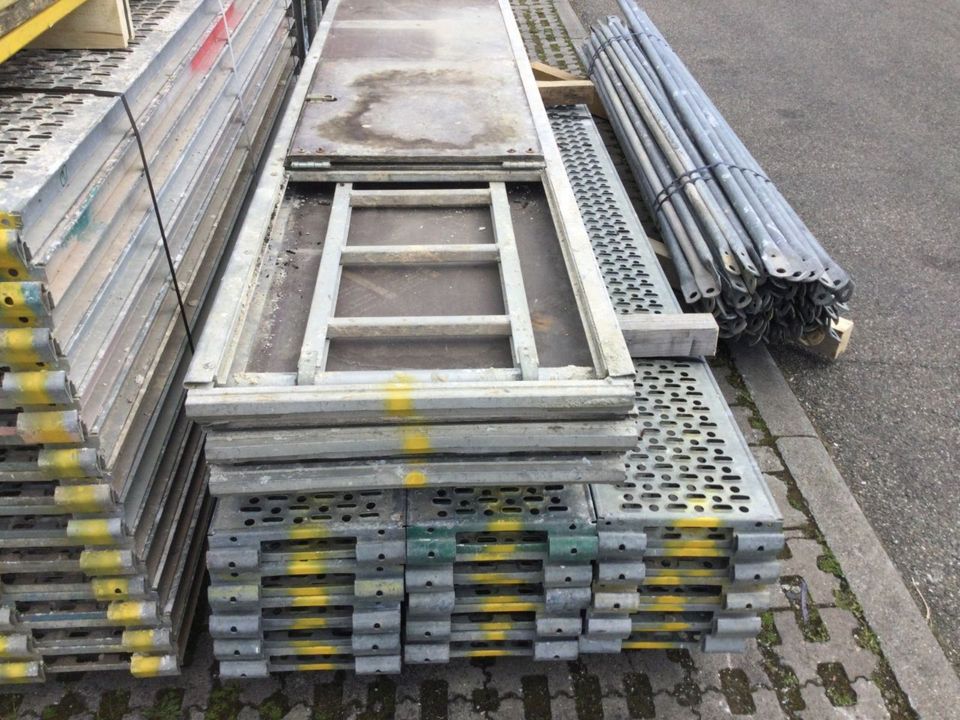207m² Hünnebeck Bosta 70 Gerüst Baugerüst Fassadengerüst Stahl in Ruppertshofen