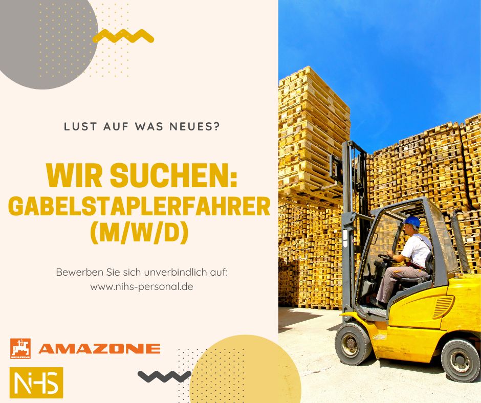 ❗ ❗ Gabelstaplerfahrer (m/w/d) bei AMAZONE ❗ ❗ in Bramsche