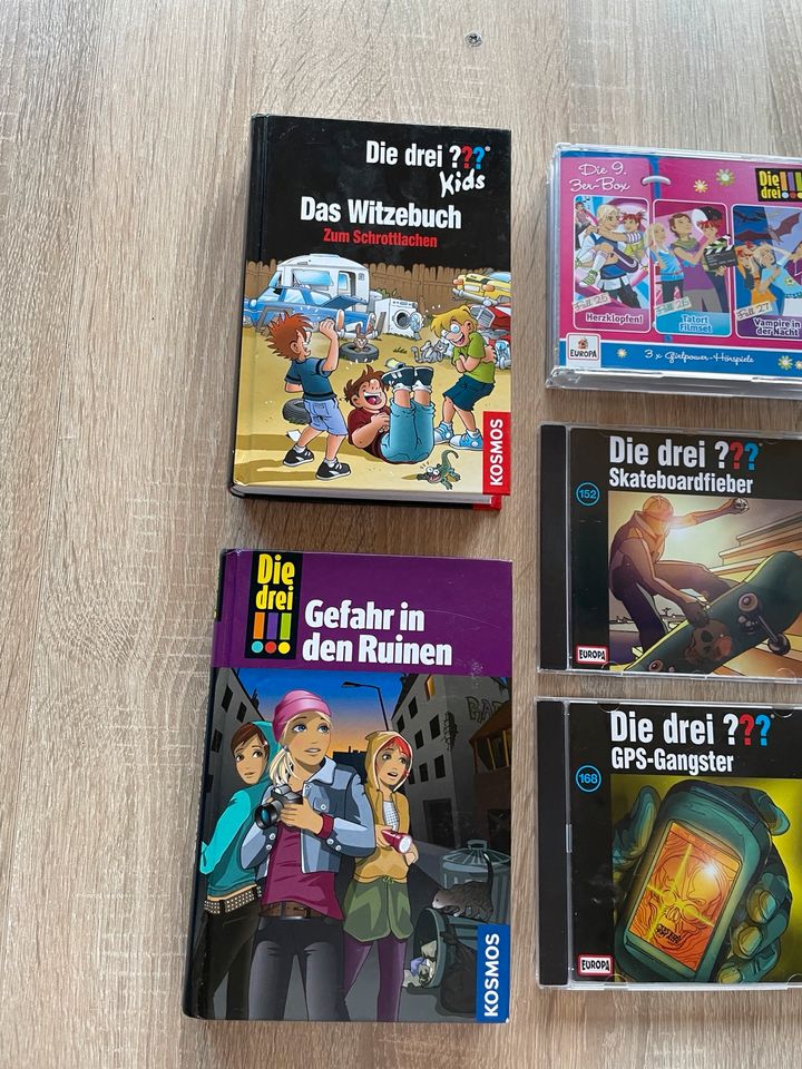 Drei Fragezeichen Drei Ausrufezeichen Bücher Hörspiel CD Paket in Ellwangen (Jagst)