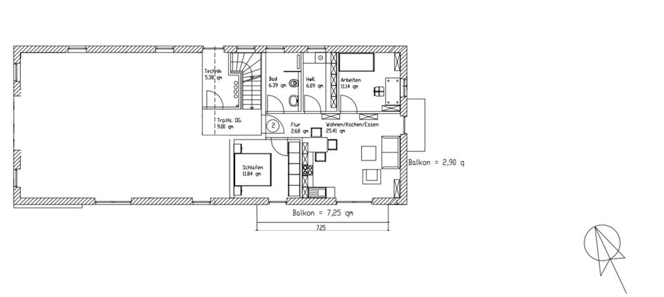 PROVISIONSFREI - KfW 40 EE! Kompakte 2-Zimmer Wohnung in ansprechendem Neubauvorhaben! in Oldenburg