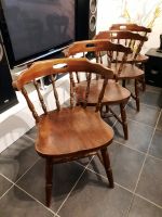 4 Stühle aus Massivholz im Stil der antiken Captain Chairs Köln - Niehl Vorschau