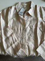Leinenbluse hellbeige, H&M, Größe L Hessen - Bad Zwesten Vorschau