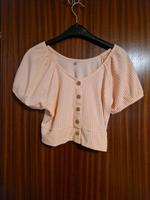 Only Crop Shirt in Aprikot Gr 42 Nordrhein-Westfalen - Elsdorf Vorschau