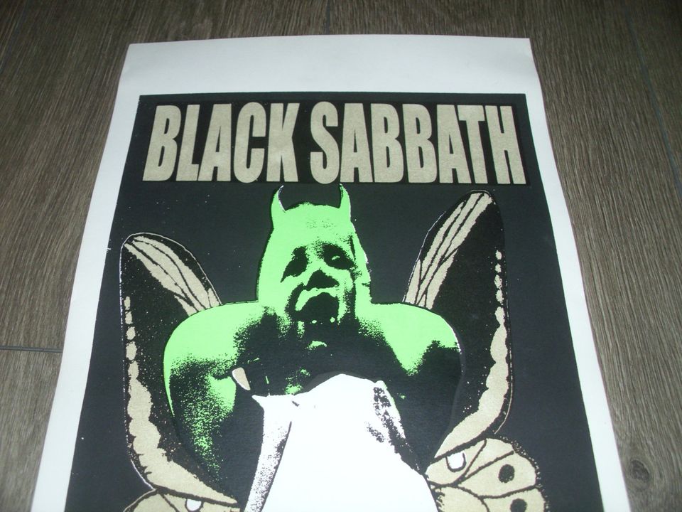 Black Sabbath & Pantera 1998 US Tourposter Signiert Limt 53/100 in Dachau