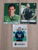 3 Autogrammkarten VfL Wolfsburg Niedersachsen - Schortens Vorschau