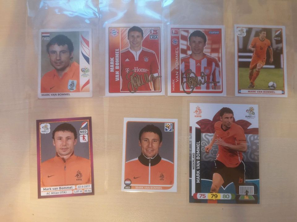 Mark van Bommel Sticker Set Panini WM, EM, Champions League in Buchloe