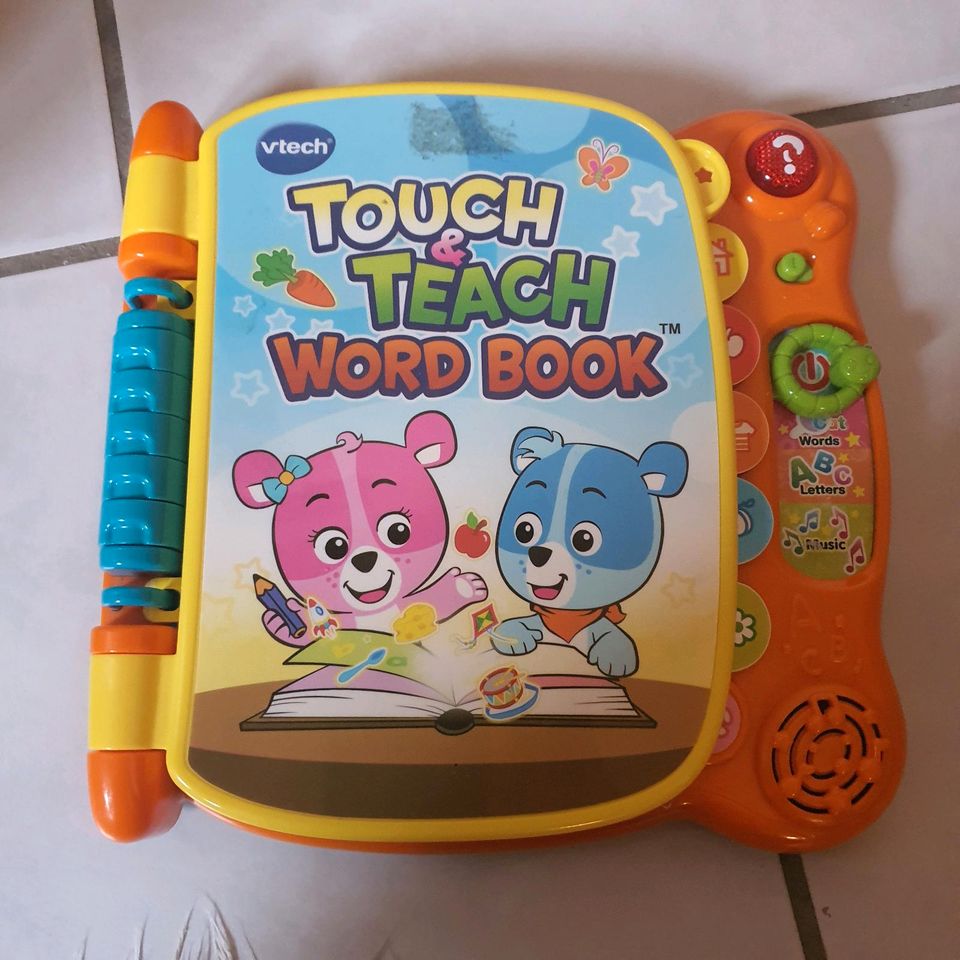 Vtech Buch Touch & Teach Word Book Musikbuch in Schwegenheim