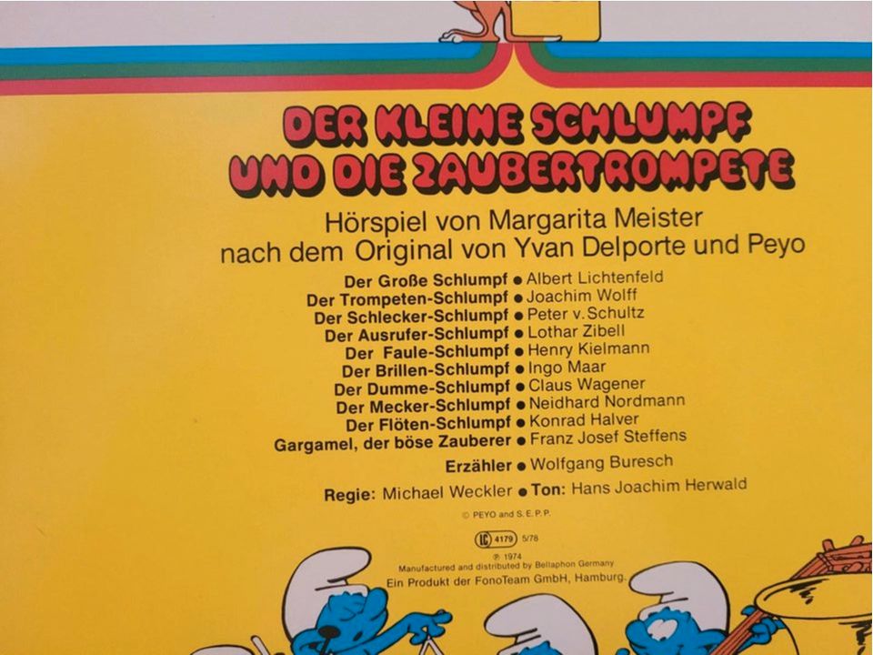 Die Schlümpfe LPs je 5€ in Großaitingen