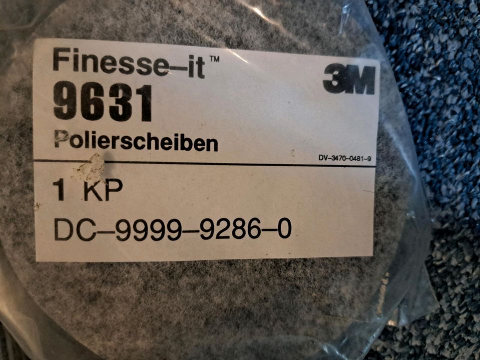 3 M Finish- it Polierscheiben - Filz 9631 130mm in Albstadt