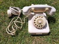 Telefon Vintage Post W48 elfenbein, heile Original Schnur Kreis Pinneberg - Wedel Vorschau