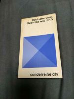 Deutsche Lyrik Gedichte seit 1945 sonderreihe dtv Buch München - Sendling Vorschau