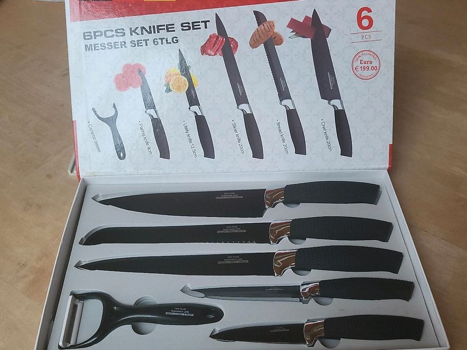 6 PCS KNIFE SET NEU in Amberg b. Buchloe