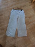 Tom Tailor Gr 44 beige Hose Sommerhose weites Bein leichter Stoff Bayern - Mömlingen Vorschau