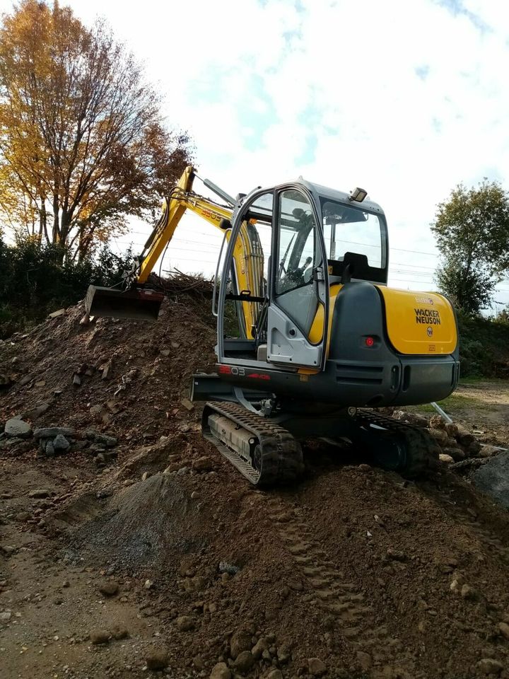 Minibagger, Radlader, Hecke entfernen, Erdarbeiten LKW Erdbohrer in Bad Bentheim