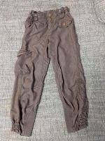 Leichte Stoffhose Hose dunkelbraun braun Gr. 128 Bayern - Train Vorschau