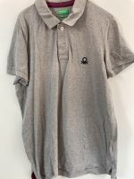 Herren-Polohemd, grau, XL, muscle fit, Benetton Nordrhein-Westfalen - Grevenbroich Vorschau