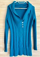 Pullover G by Guess blau petrol S M Longpullover Bayern - Langenmosen Vorschau