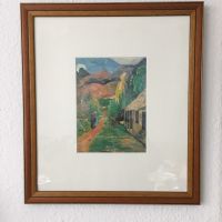 Straße auf Tahiti * Kunstkopie * Paul Gauguin * Rahmen 47x42 cm Düsseldorf - Gerresheim Vorschau