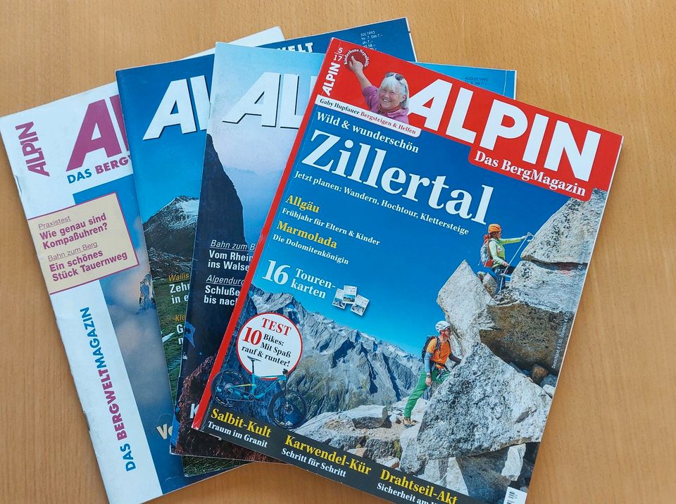 4x Alpin Bergsport Outdoor Zeitschriften in Bielefeld