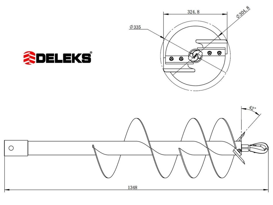 DELEKS® ZHD Hydraulischer Erdbohrer für Minibagger in Pfaffenhofen a. d. Glonn