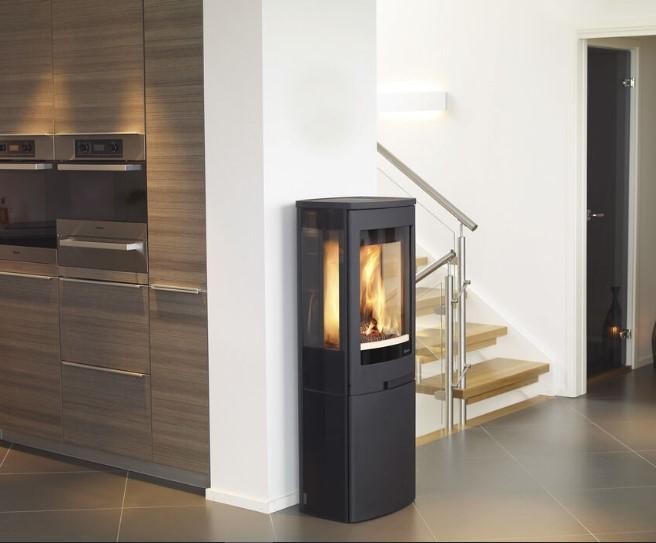 Kaminofen Nordpeis DUO4 mit Seitenscheiben, Holzfachtüre, 5 kW in Zeil