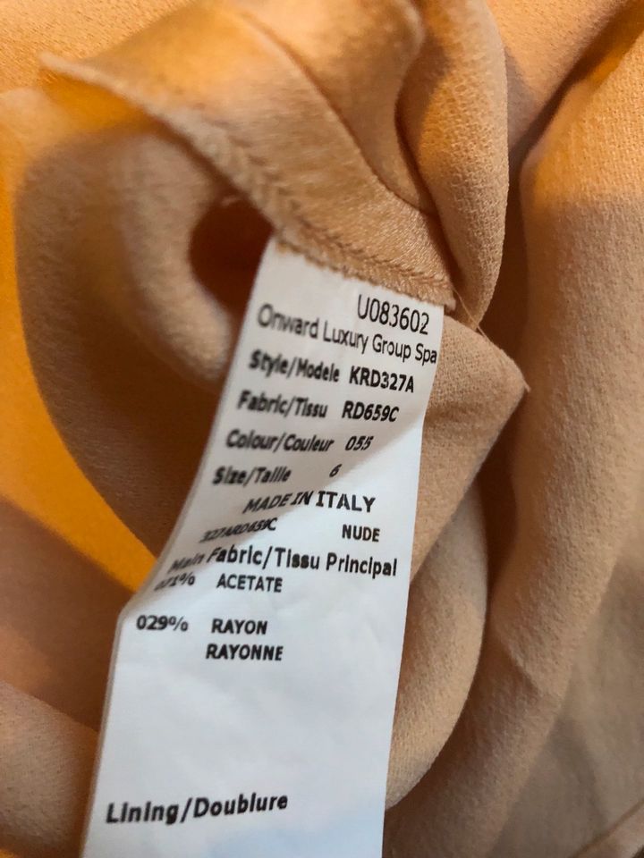 MK Michael Kors Top Seide Apricot Nude 6 S 36 Shirt in Schwabmünchen