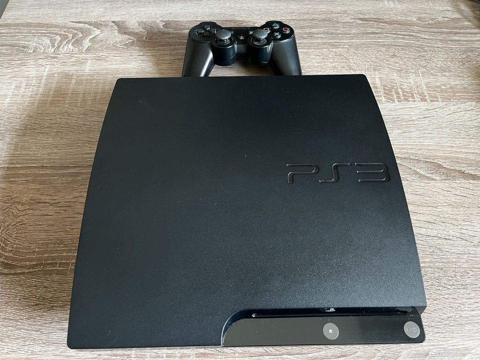 PS3 Konsole mit 21 Spielen in Saulheim