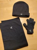 Calvin Klein Unisex Set Handschuhen Schal und Mütze schwarz Gr.L Bayern - Kolbermoor Vorschau