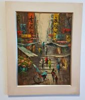 Gemälde Tang Ping China Town Opium Macau Hongkong Asiatika Orient Nürnberg (Mittelfr) - Mitte Vorschau