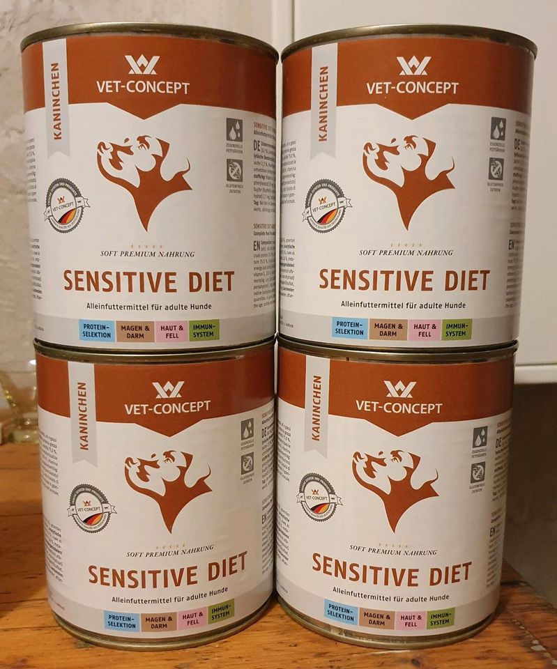 Vet Concept Sensitive Diet Kaninchen + Lachs 800g Nassfutter in Chemnitz