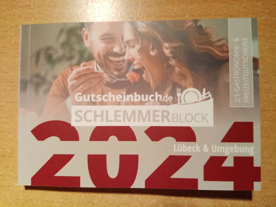 Gutscheinbuch Schlemmerblock 2024 Lübeck & Umgebung + Code in Ratzeburg