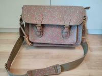 Messengerbag Naj-Oleari beige Blumen Enten rot gelb gold Tasche Frankfurt am Main - Niederursel Vorschau