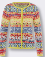 Jacquardstrickjacke im bunten Farbmix Berlin - Steglitz Vorschau