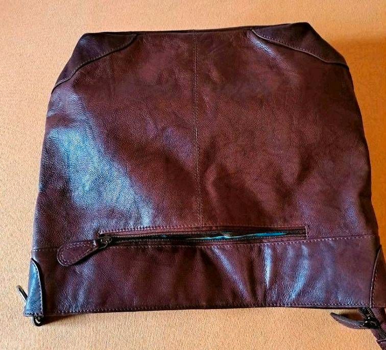 Handtasche Schultertasche Leder braun Hamled Hamburg in Hamburg