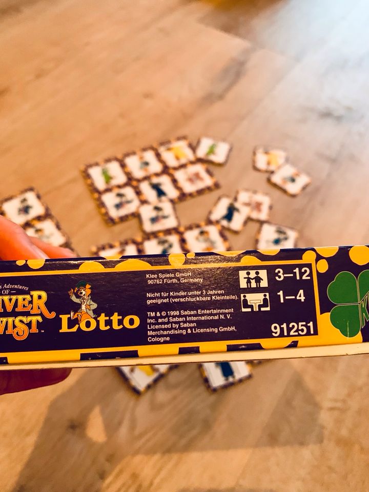 Oliver Twist Lotto Brettspiel für Kinder, 3-12 Jahre in Kiel