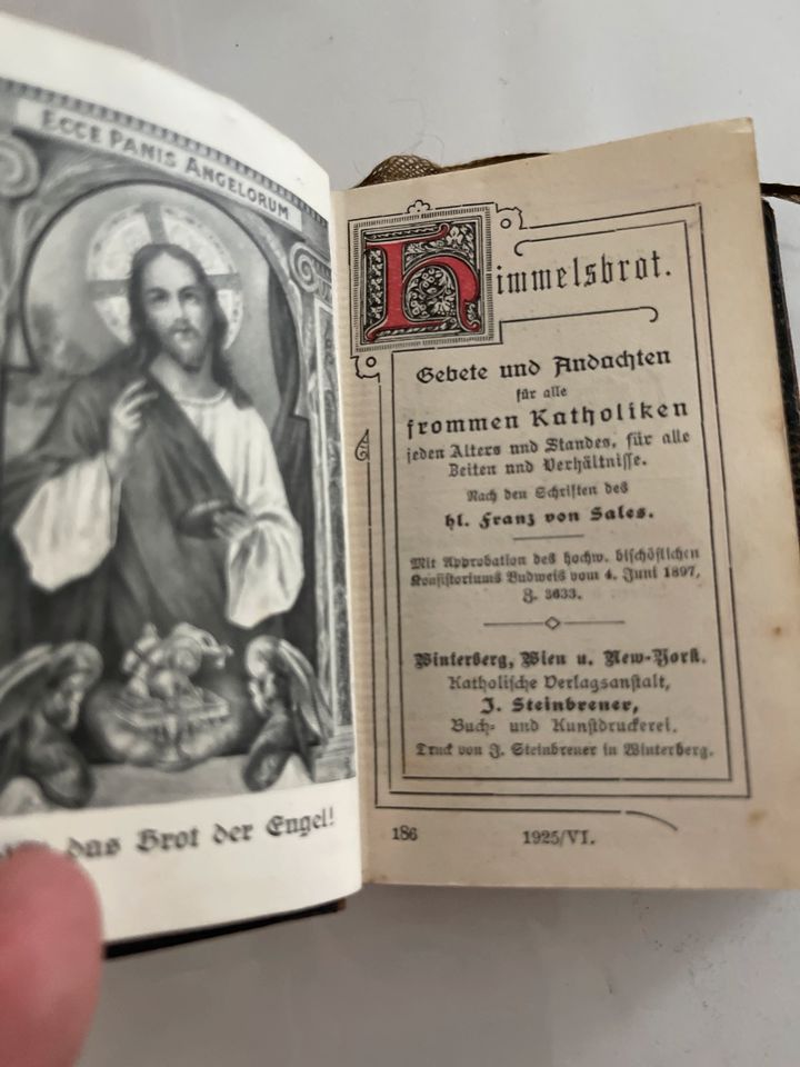 Kleines Gebetsbuch 1925 Goldschnitt in Hamburg