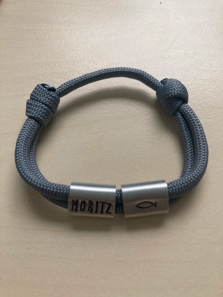 Armband zur Kommunion Konfirmation Taufe Geburtstag Fisch Moritz in Riedenburg