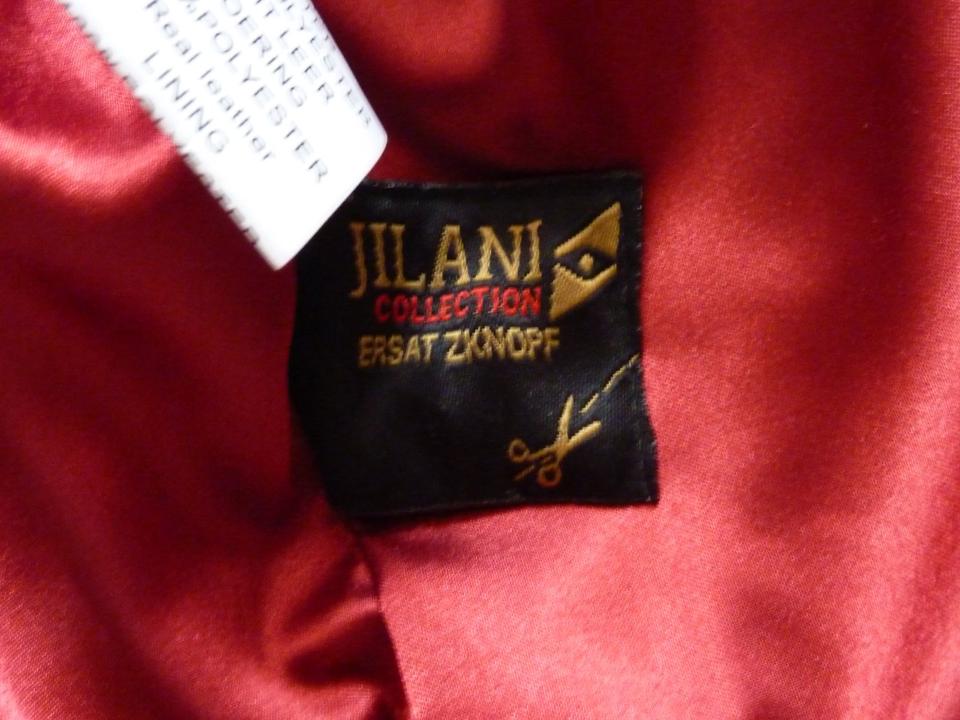 Damen Lederjacke, Biker Style, Jilani Collection, Vintage Rot in Sankt Goar