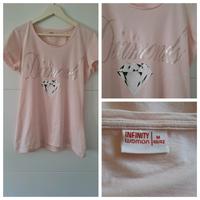 INFINITY WOMAN T-Shirt Gr. M-L 40 42 lachsfarben aprikot Kurzarm Bayern - Velden Vorschau
