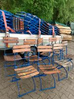 Biergarten Stühle blau Holz Hessen - Langenselbold Vorschau