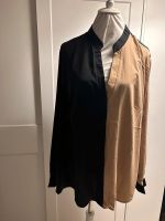 Colorblock Bluse Langarm Blusenshirt plus size schwarz camel Essen - Essen-Kray Vorschau