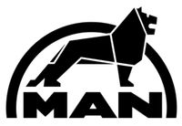 MAN Löwe Logo Lkw Aufkleber Bayern - Kaufbeuren Vorschau