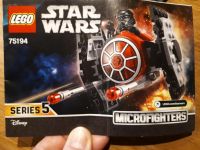 LEGO 75194 Star Wars First Order TIE Fighter Microfighters TOP Schleswig-Holstein - Wilster Vorschau