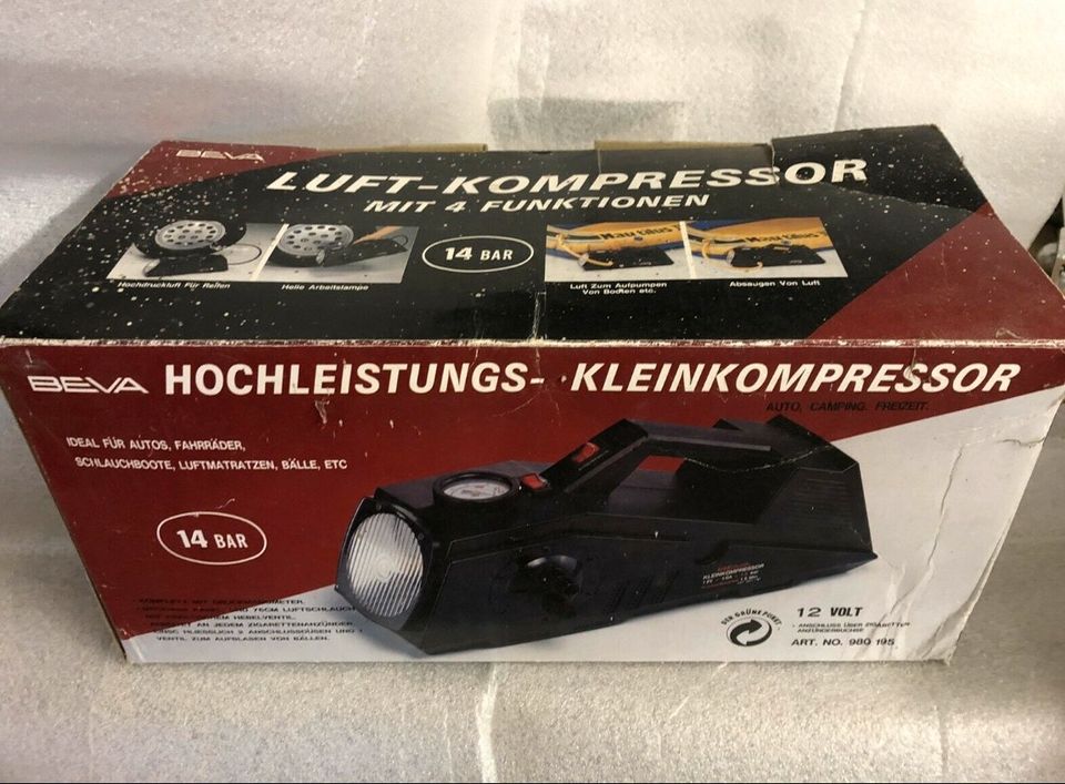 Kompressor Kleinkompressor für Auto, Fahrrad usw. in Coswig (Anhalt)