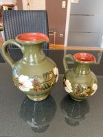 Seelscheider Töpferstudio 2 Vasen handgetöpfert// gemalt Antik Niedersachsen - Gehrden Vorschau