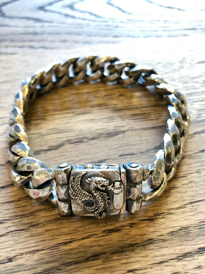 ELF CRAFT Armband Dragon Fire Facetted 925 silber in Bielefeld