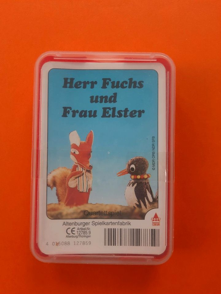 Kartenspiel Quartett Herr Fuchs und Frau Elster in Klingenthal