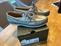 TIMBERLAND Bootsschuhe Slipper Schuhe Leder 39,5 Silber grau NEU Obervieland - Habenhausen Vorschau