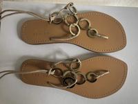 Asos Sandalen beige gold Ringe geschnürt / gebunden Bindebänder Stuttgart - Stuttgart-Ost Vorschau